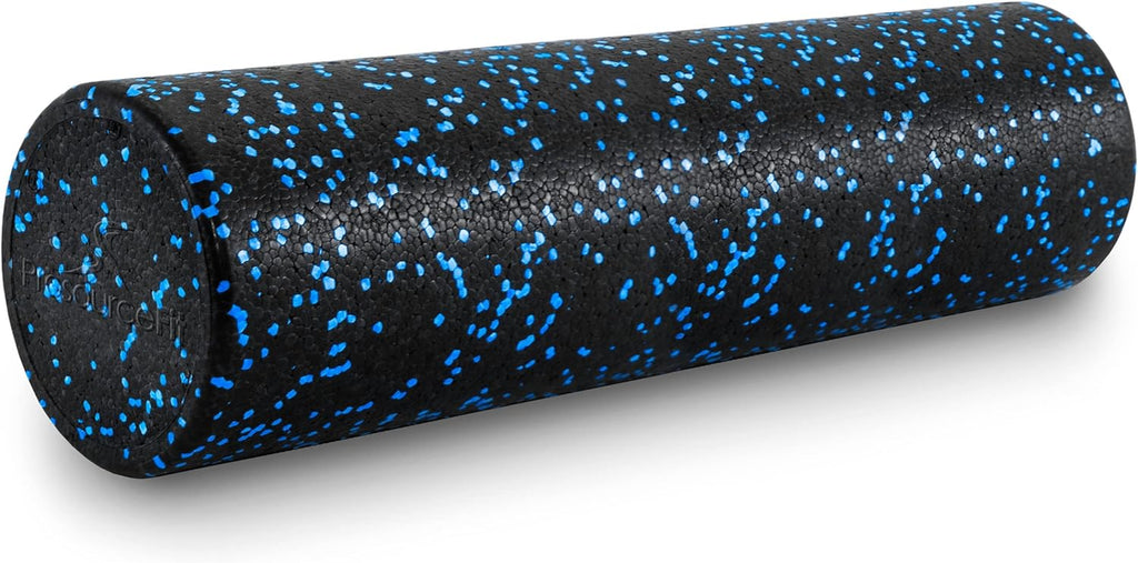 Prosourcefit High Density Foam Rollers 36 - Inches Long, Firm Full Body Athletic Massage Tool for Back Stretching, Yoga, Pilates, Post Workout Muscle Recuperation, Black