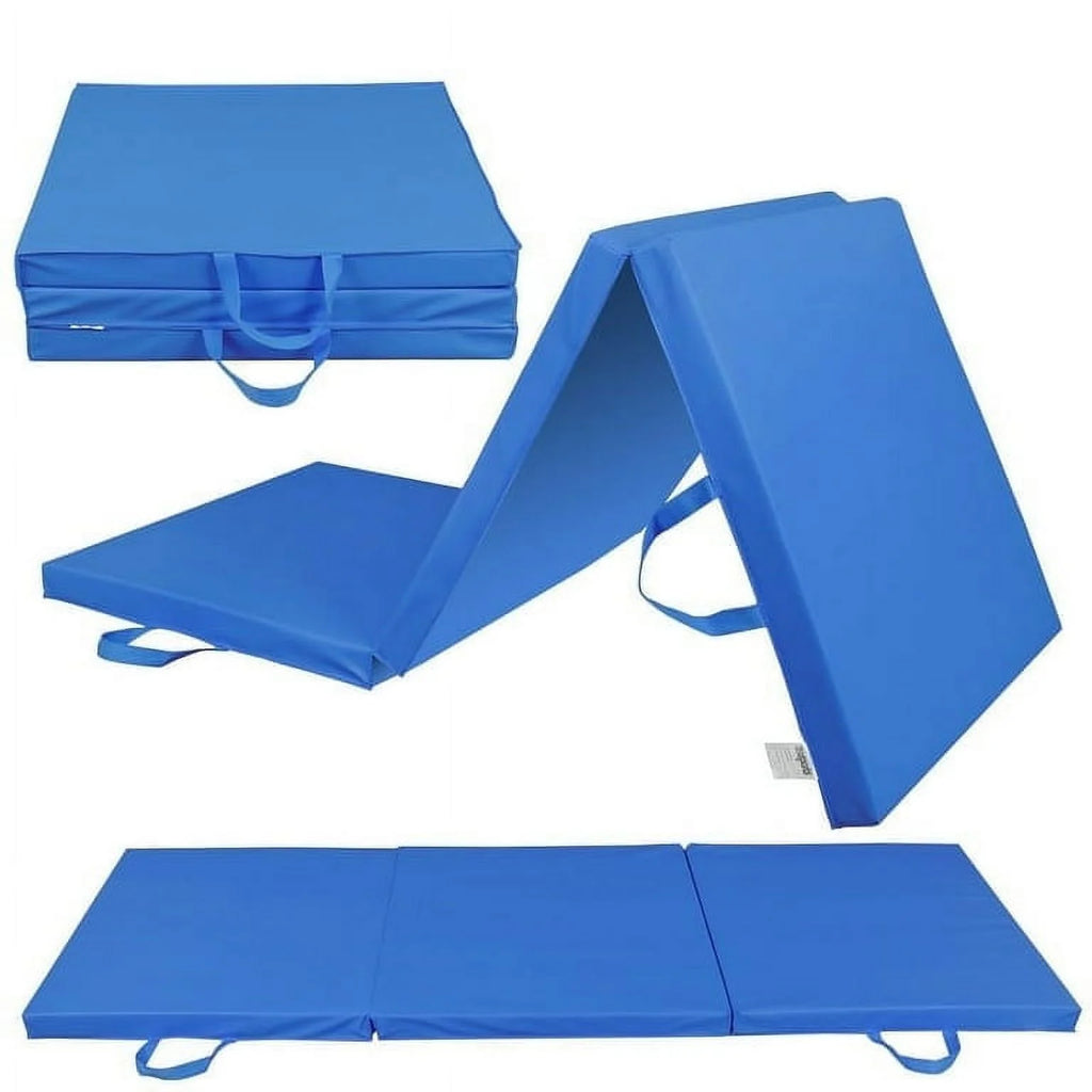 Check out this amazing portable tumbling mat, suitable for both kids and adults! Perfect for exercising and gymnastics. Don't miss this lightweight, portable tumbling mat with a convenient handle for carrying."