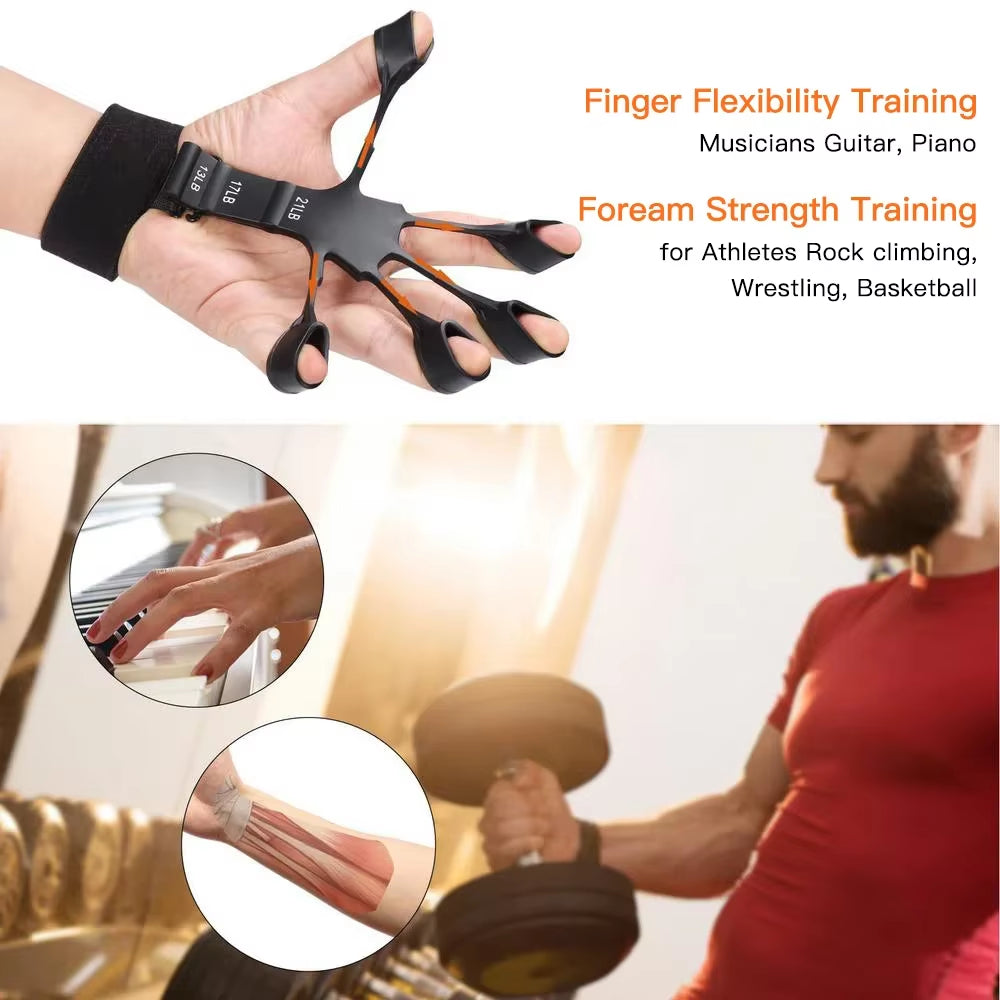 5-120Kg Adjustable Heavy Hand Grip Strengthener Finger Expander Arm Wrist Forearm Trainers Fitness Gripper Exercise for Patient