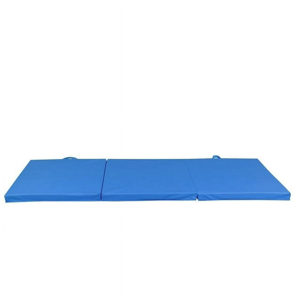 Check out this amazing portable tumbling mat, suitable for both kids and adults! Perfect for exercising and gymnastics. Don't miss this lightweight, portable tumbling mat with a convenient handle for carrying."