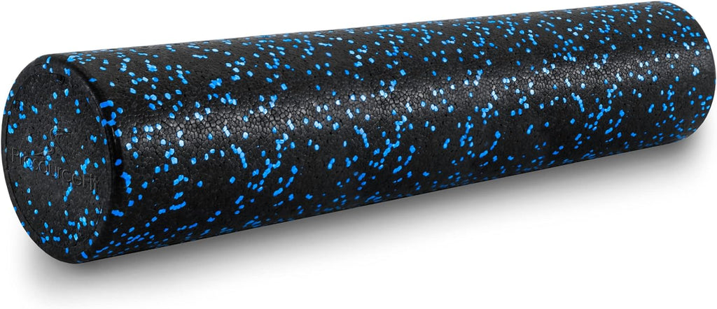 Prosourcefit High Density Foam Rollers 36 - Inches Long, Firm Full Body Athletic Massage Tool for Back Stretching, Yoga, Pilates, Post Workout Muscle Recuperation, Black