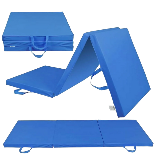 Check out this amazing portable tumbling mat, suitable for both kids and adults! Perfect for exercising and gymnastics. Don't miss this lightweight, portable tumbling mat with a convenient handle for carrying."