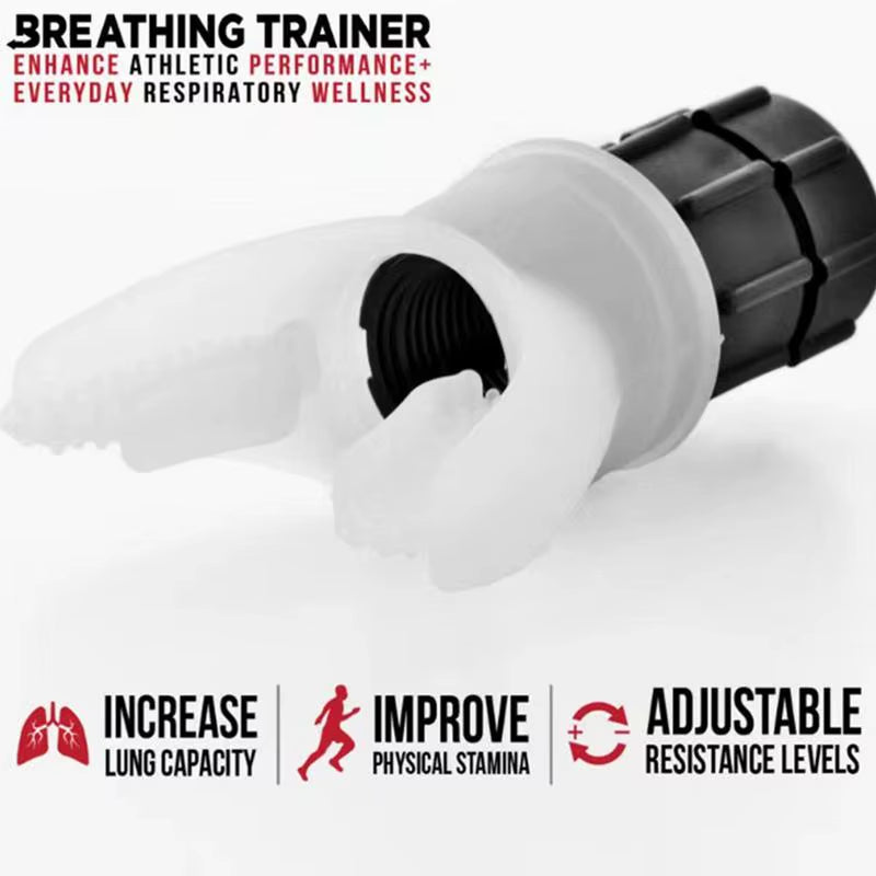 1Pcs Sports Breathing Trainer Exercise Lung Face Mouthpiece Respirator Fitness Equipment for Household Healthy Care Accessories