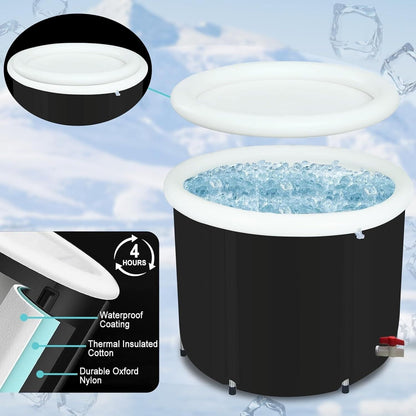 Chill Out in Style: The Ultimate Portable Ice Bath Tub for Athletes – Foldable Fun Awaits!